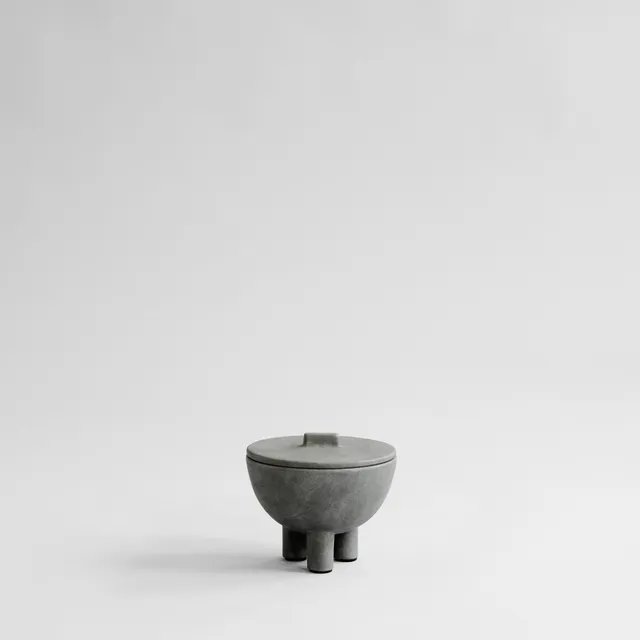 101-copenhagen-duck-jar-medio-dose-dunkelgrau-keramik image 1