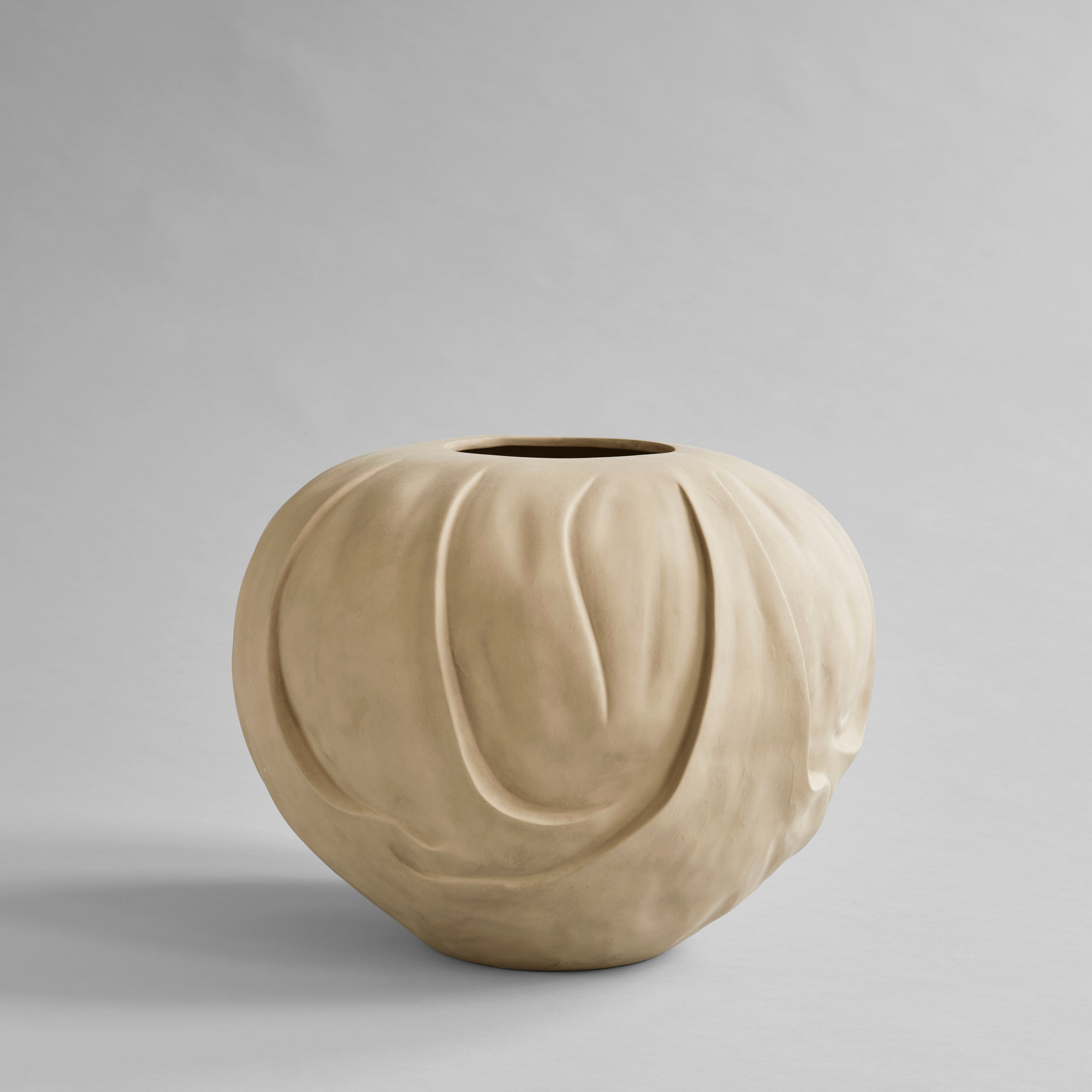 101-copenhagen-orimono-vase-big-sand-keramik-bodenvase-beige image 2