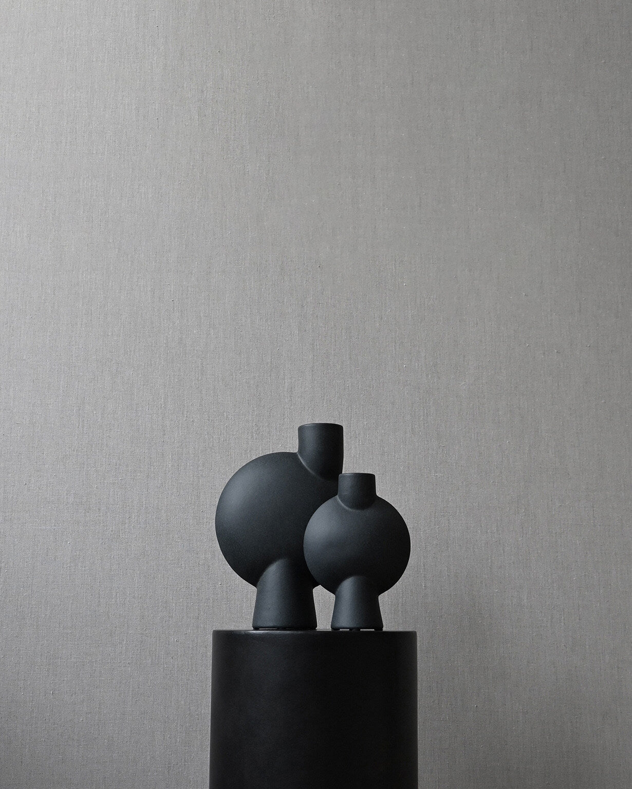 101-copenhagen-sphere-vase-bubl-medio-schwarz-keramik image 3