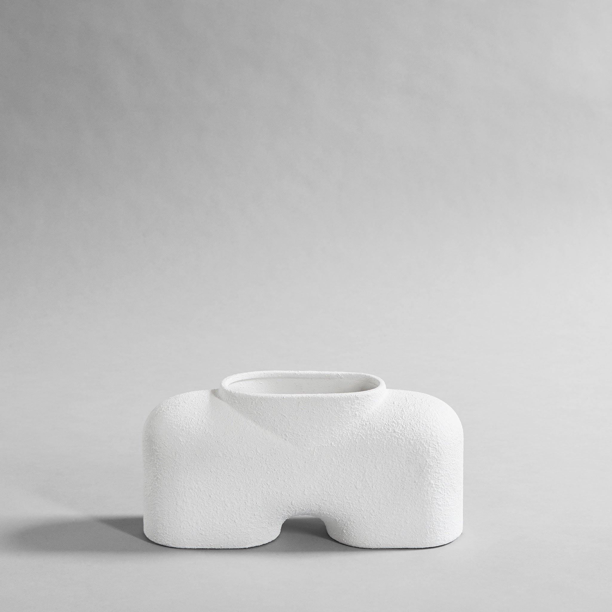 101-copenhagen-cobra-vase-fat-medio-bubble-white-handglasiert image 2