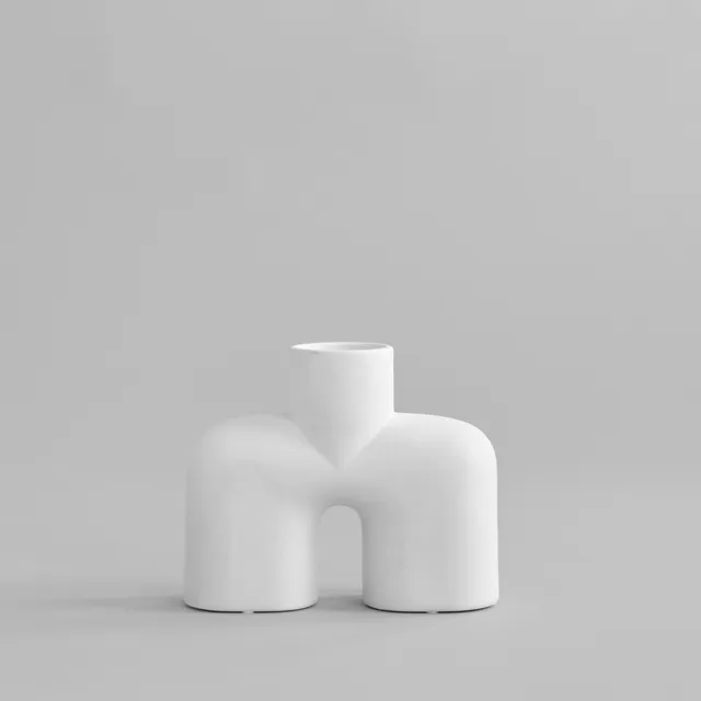 101-copenhagen-cobra-vase-uno-medio-vase-bone-white-keramik image 1