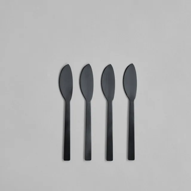 101-copenhagen-kogei-buttermesser-schwarz-metall image 1
