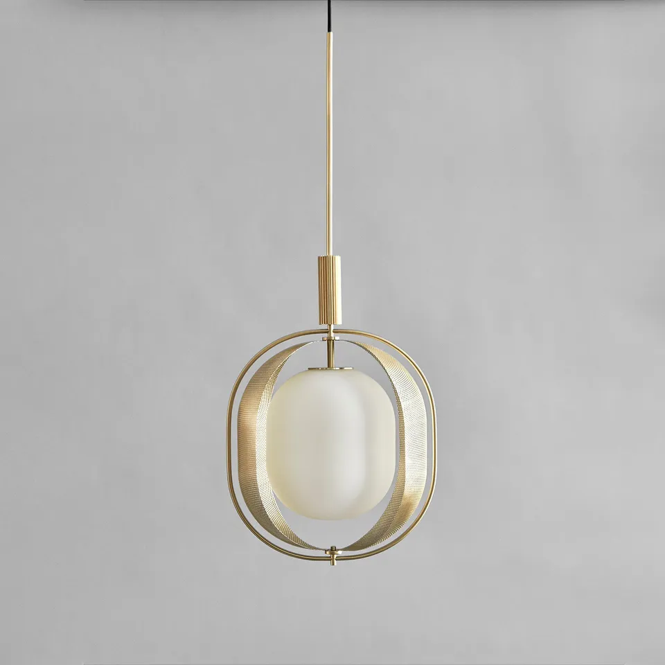 101-copenhagen-pearl-pendant-messing-h-ngeleuchte-opalglas image 1