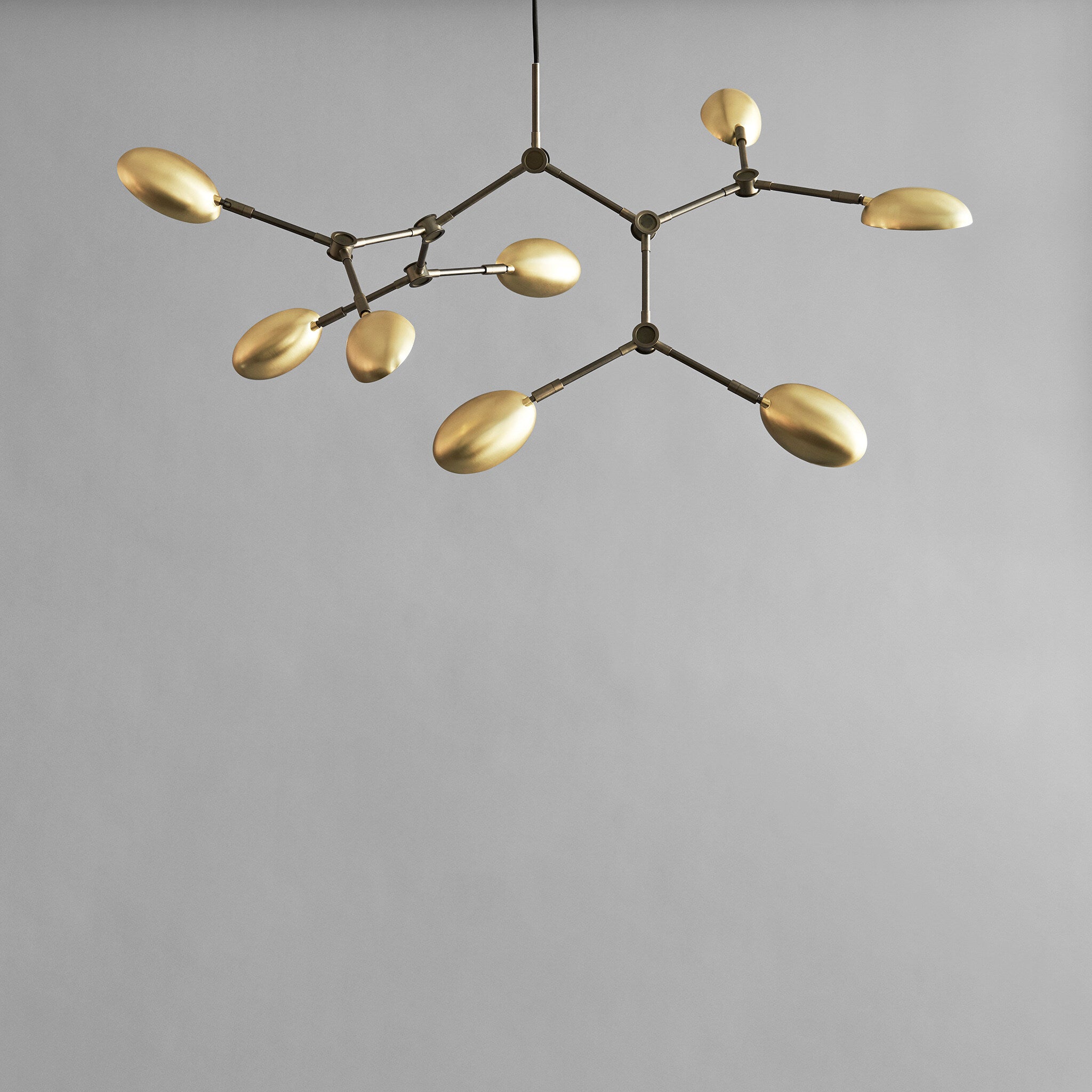 101-copenhagen-drop-chandelier-mini-brass-5m image 1