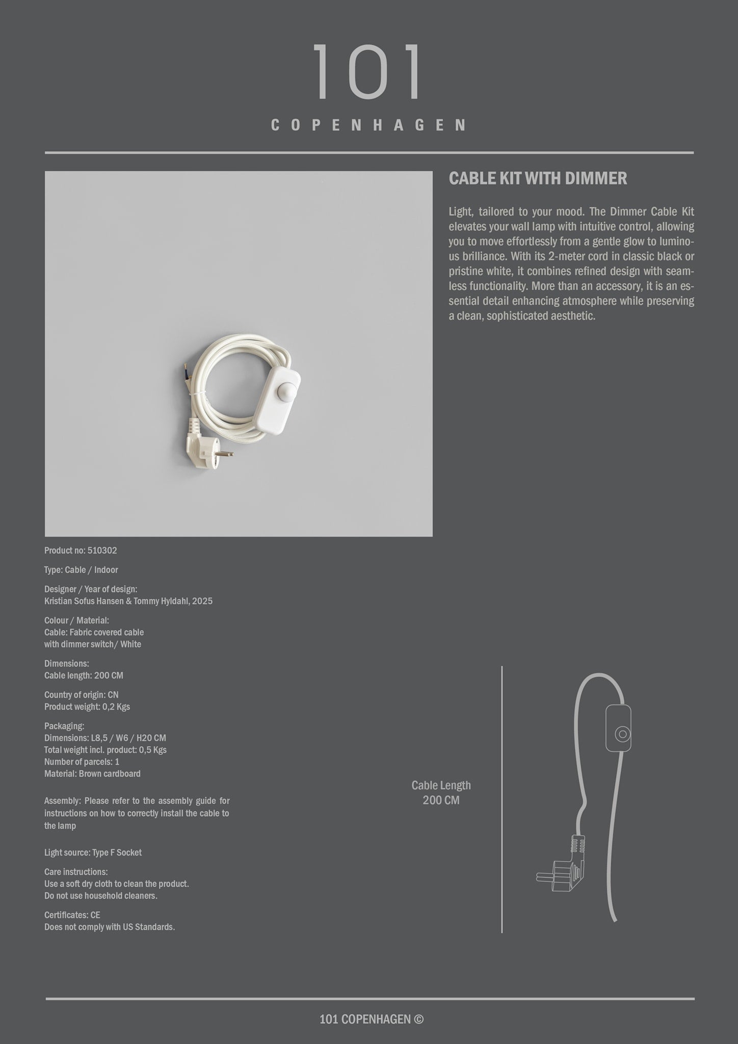 101-copenhagen-parts-kabelset-wei-mit-dimmer-2m image 3