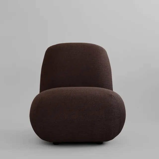 101-copenhagen-toe-flat-sessel-dunkelbraun-stoff image 1