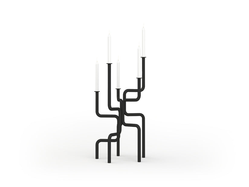 frederik-roij-wall-of-flame-tropfringe-kerzenhalter-5er-set image 2