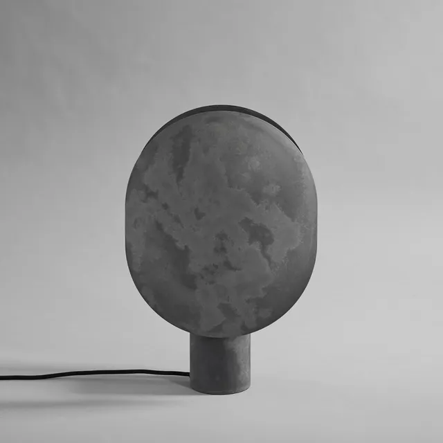 101-copenhagen-clam-tischlampe-oxidized-aluminium-e14 image 1