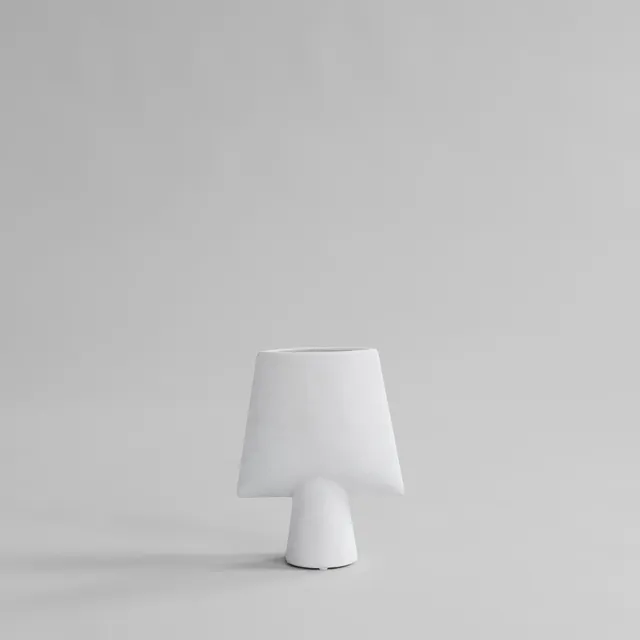101-copenhagen-sphere-vase-square-mini-bone-white-keramik image 1