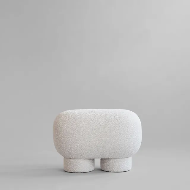 101-copenhagen-big-foot-bench-petit-bank-boucl-off-white image 1
