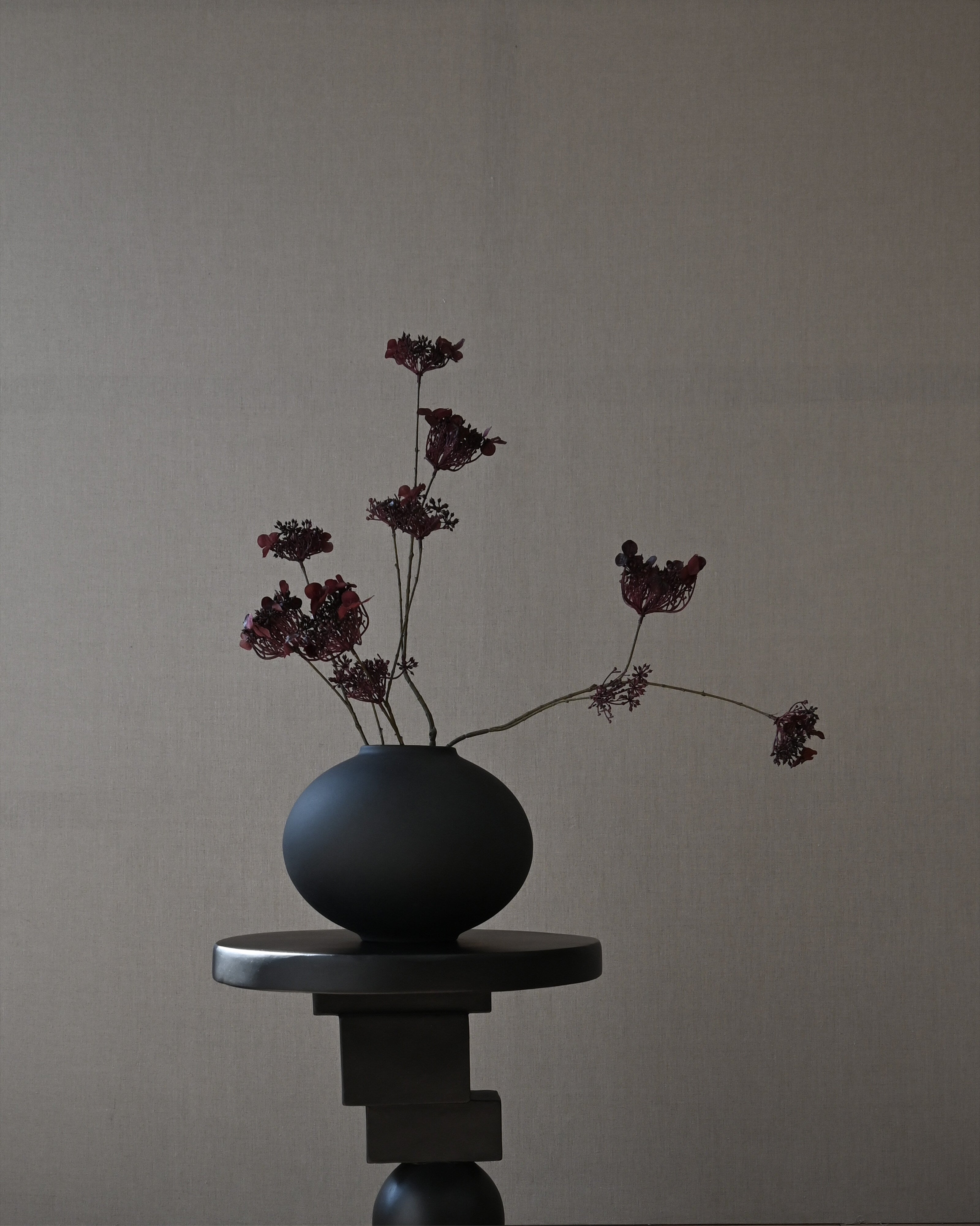 101-copenhagen-sunao-vase-fat-mini-blumenvase-schwarz-matt image 6