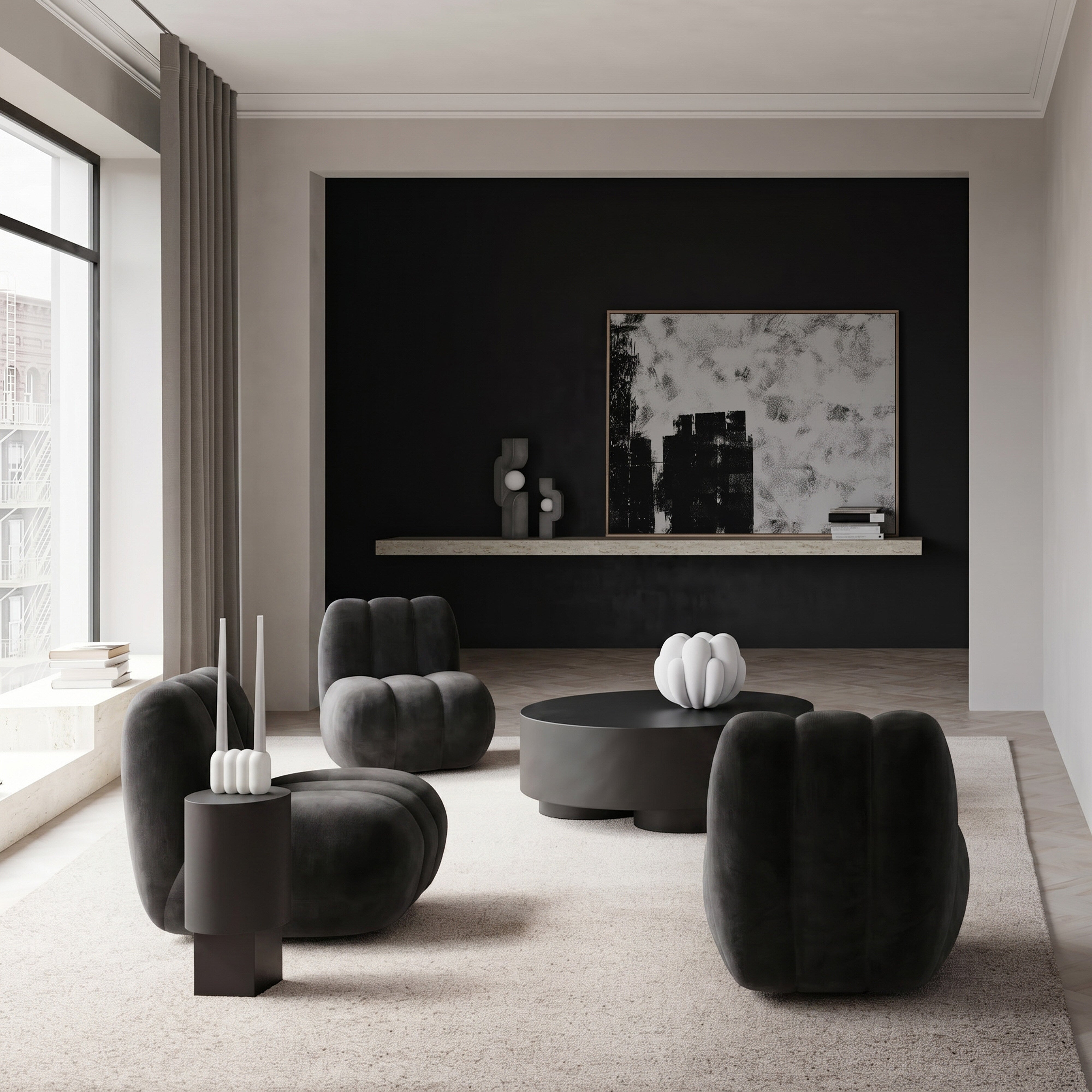 101-copenhagen-toe-chair-loungesessel-peat-braun-wollvelours image 5