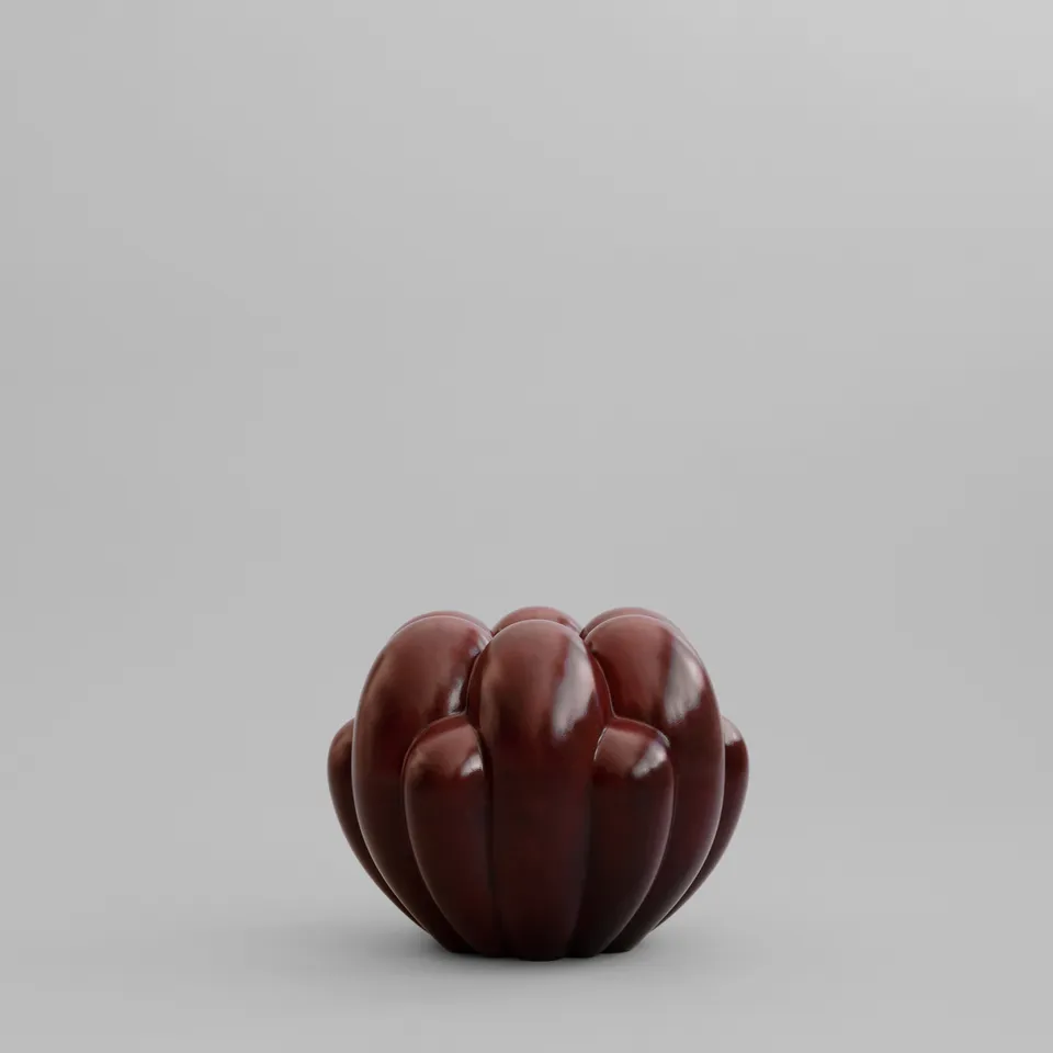 101-copenhagen-bloom-vase-mini-maroon-keramik image 1