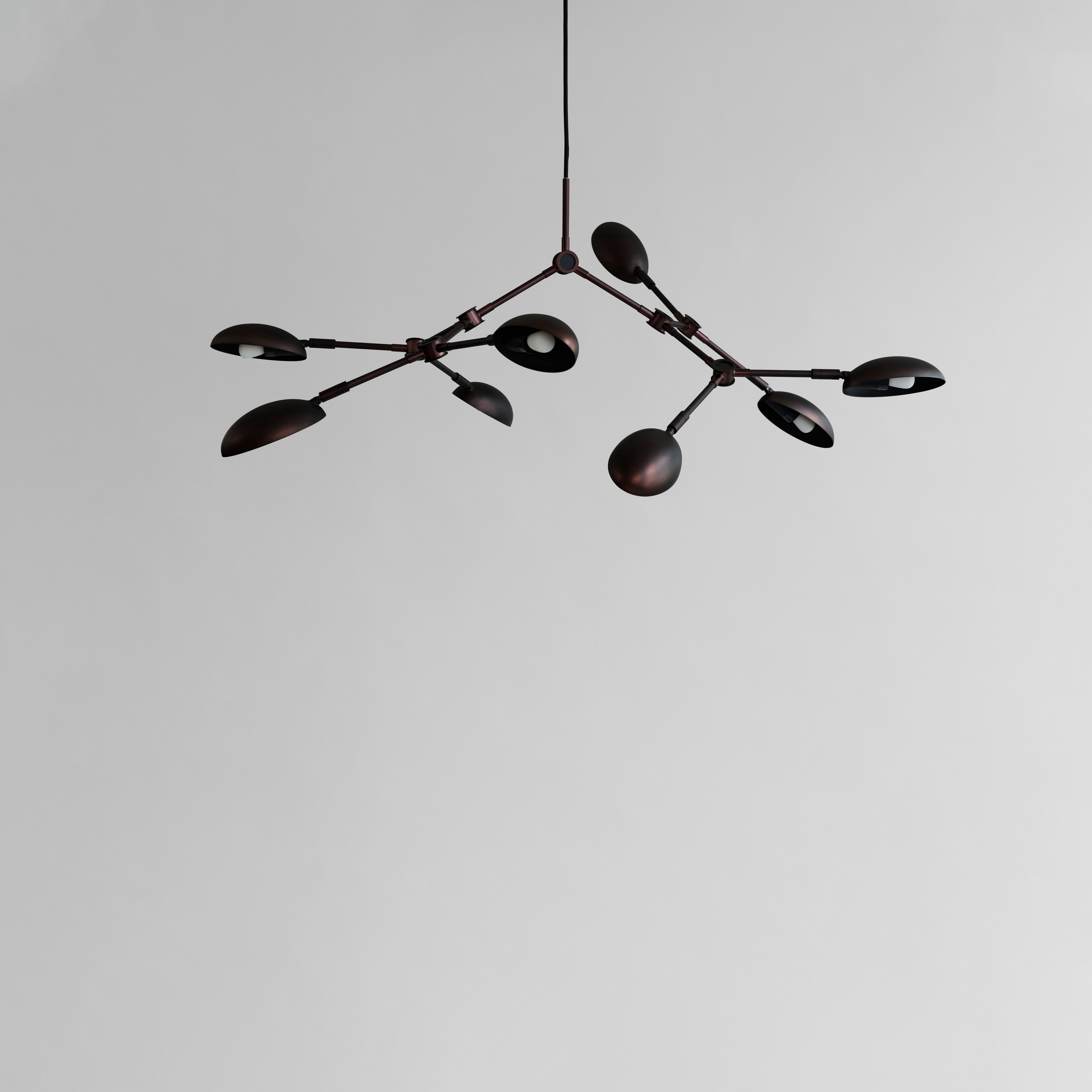 101-copenhagen-drop-mini-kronleuchter-burned-black-14-armig image 1