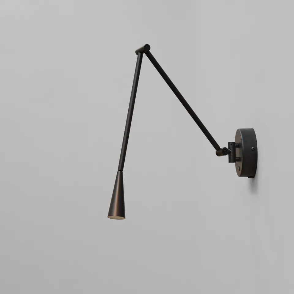 101-copenhagen-snake-wandleuchte-burned-black-metall image 1