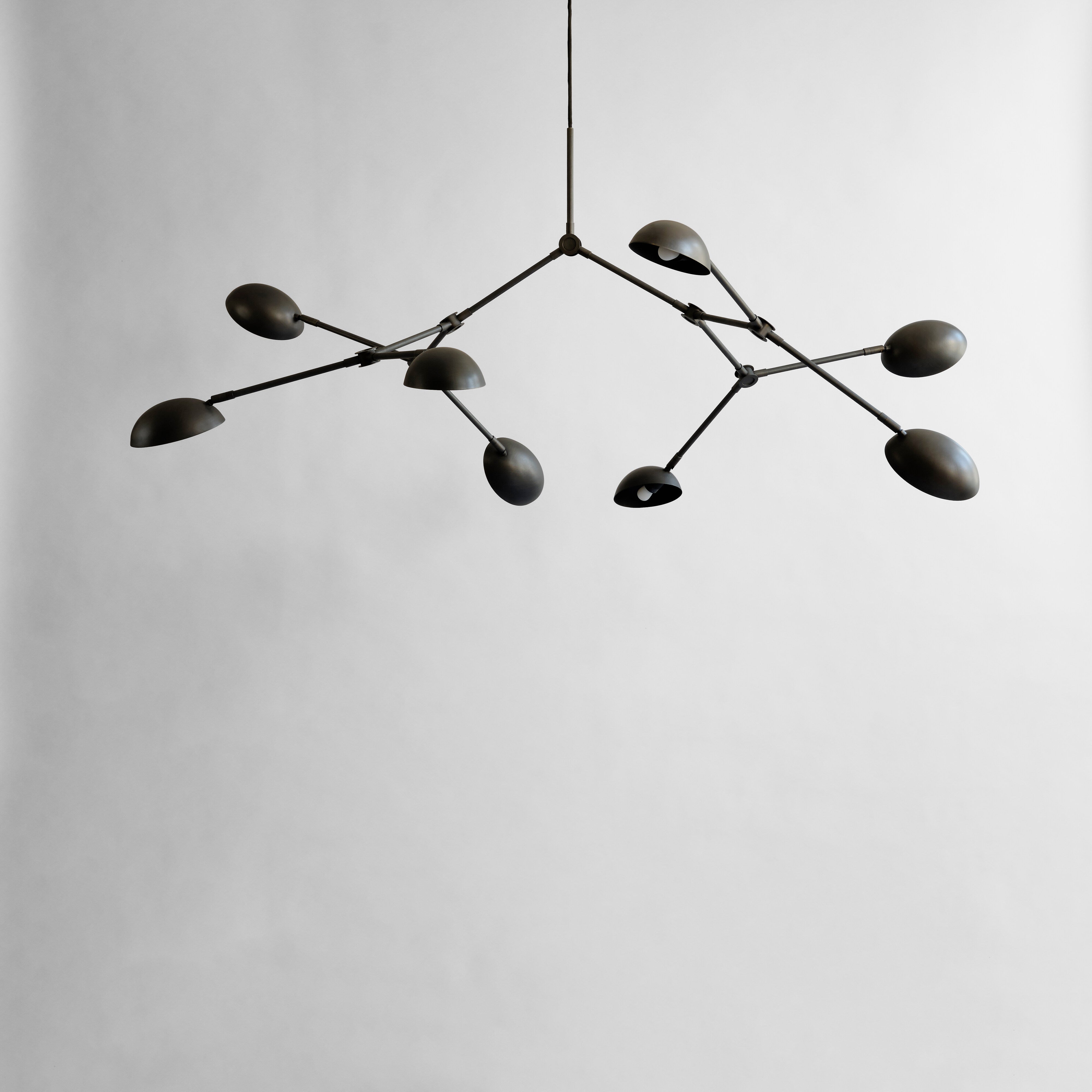 101-copenhagen-drop-kronleuchter-bronze-5m-chandelier image 6