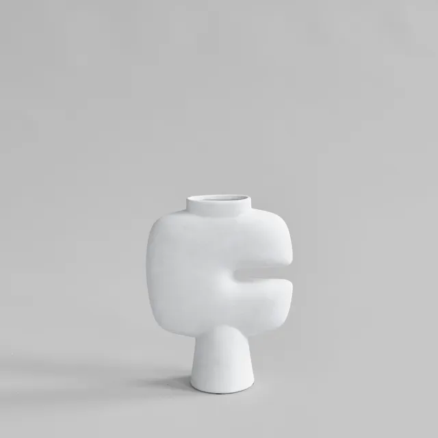 101-copenhagen-tribal-vase-medio-bone-white image 1