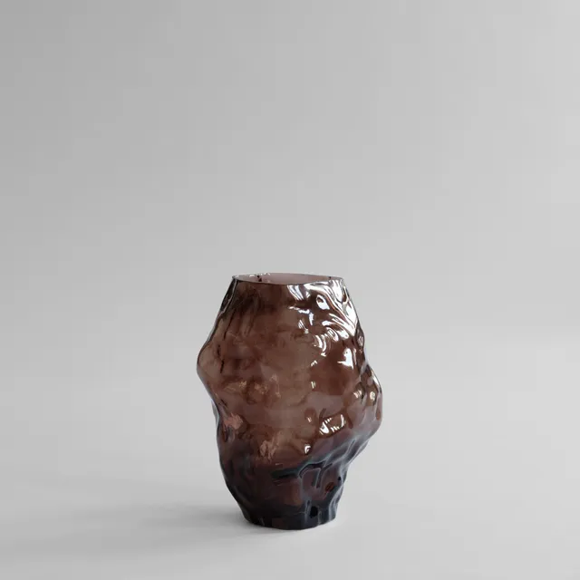 101-copenhagen-katachi-vase-medio-glas-smoked-forest image 1