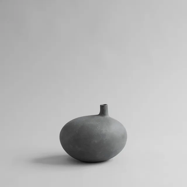 101-copenhagen-submarine-vase-small-dunkelgrau image 1