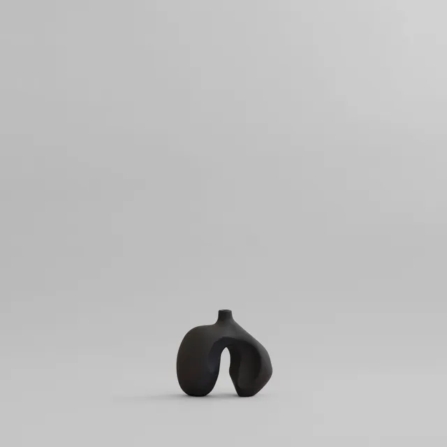 101-copenhagen-ni-vase-petit-coffee-keramik-braun image 1