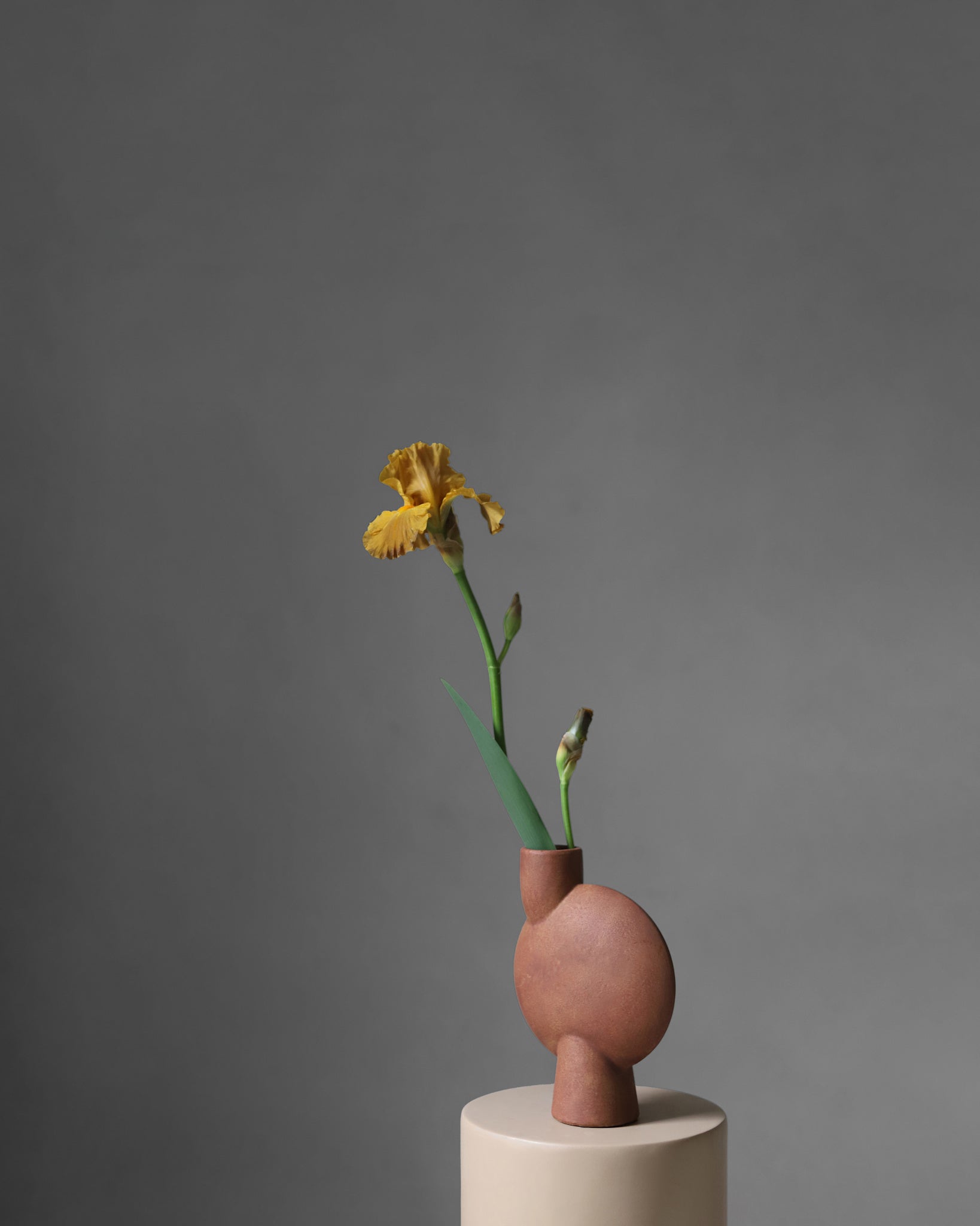 101-copenhagen-sphere-bubl-medio-vase-terracotta-keramik image 4
