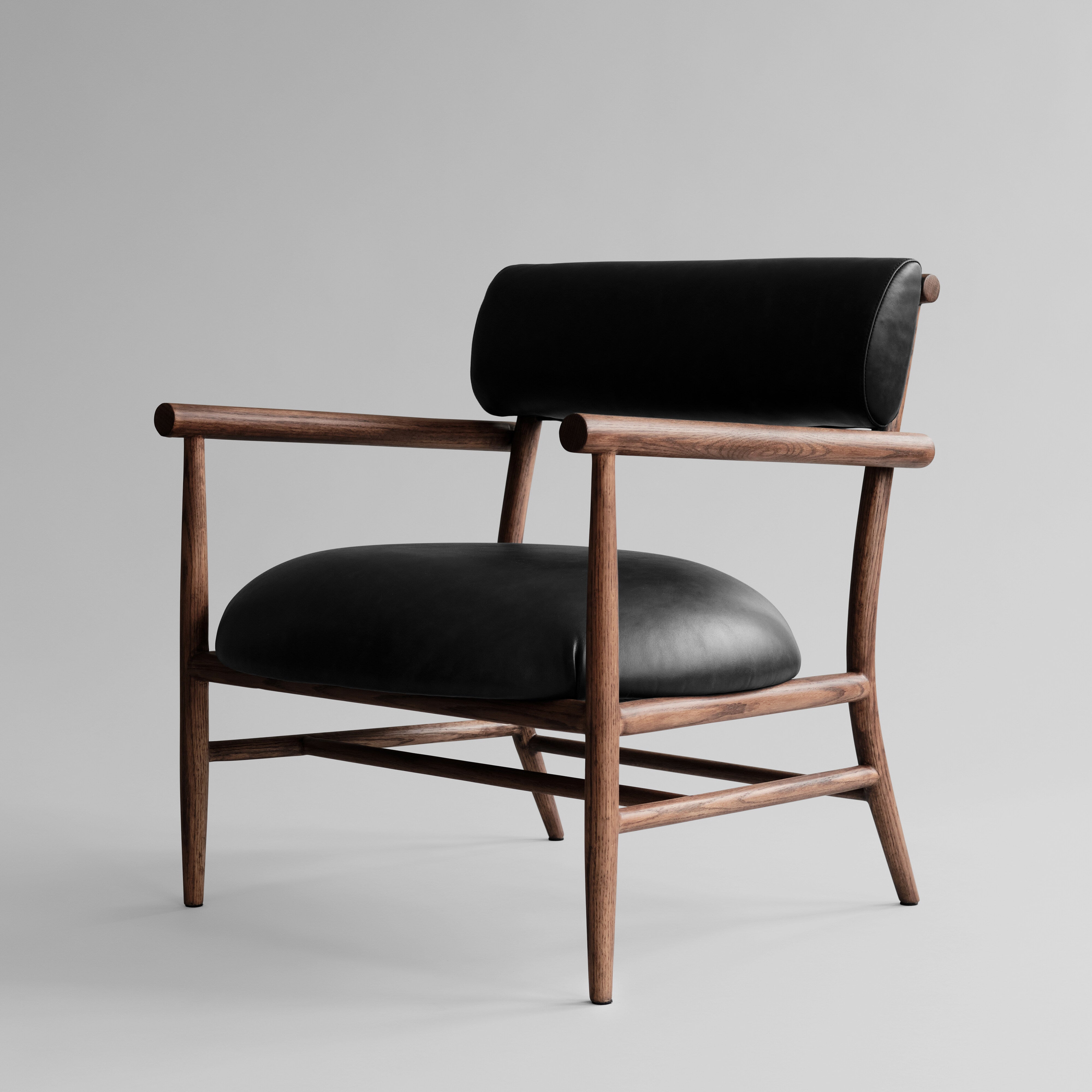 101-copenhagen-nama-lounge-chair-eiche-leder-schwarz-braun image 5