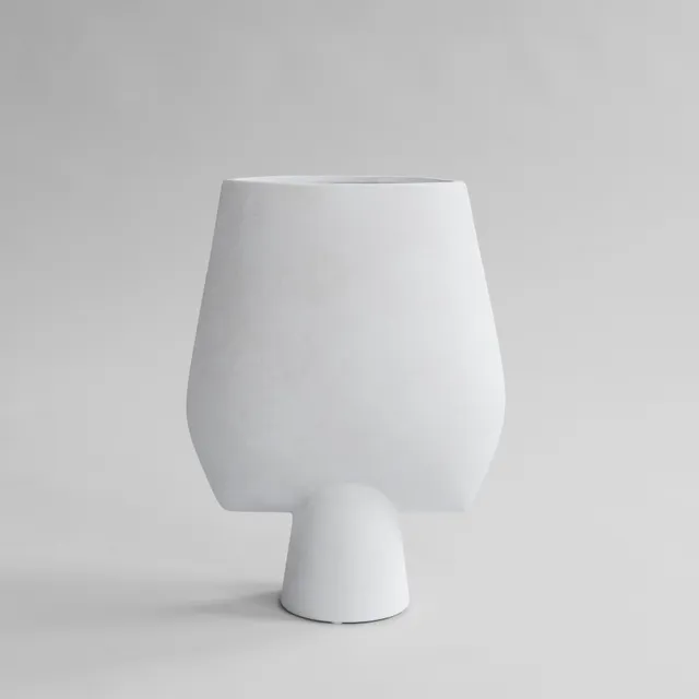 101-copenhagen-sphere-vase-square-big-blumenvase-bone-white image 1