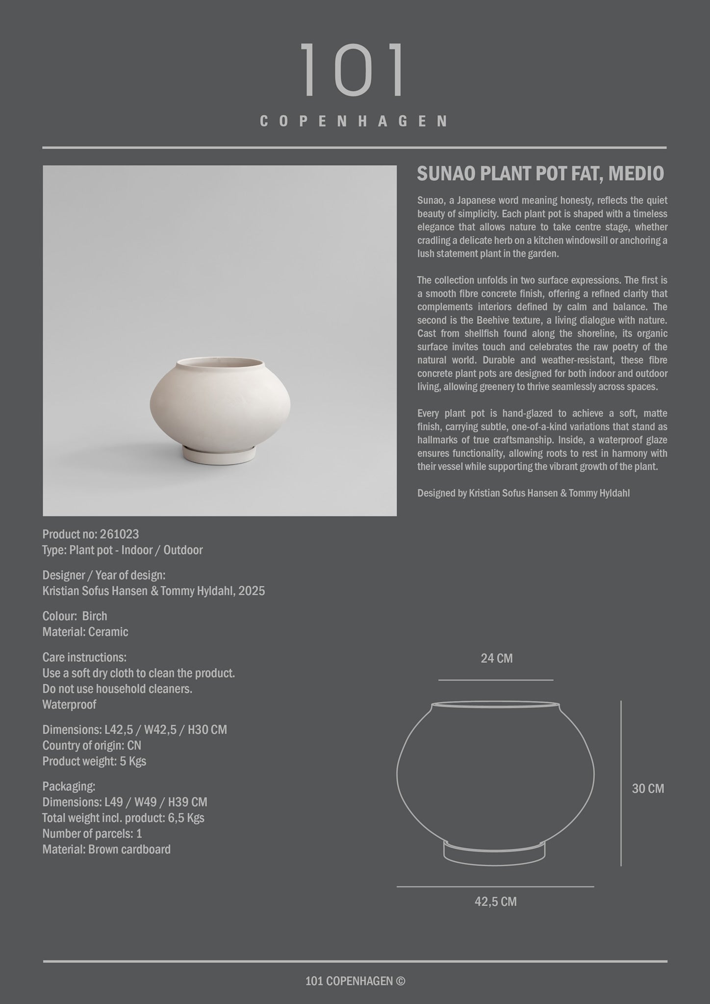 101-copenhagen-sunao-plant-pot-fat-medio-birch-topf image 5