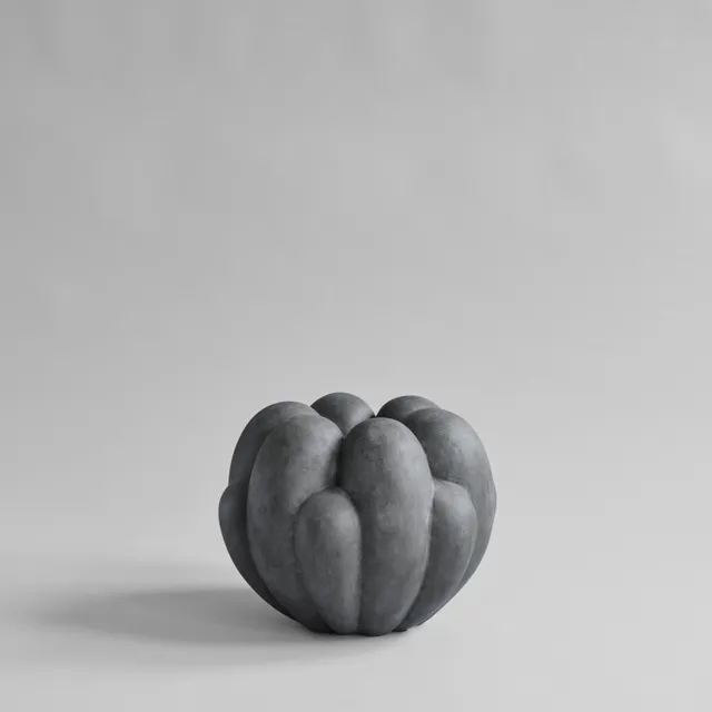 101-copenhagen-bloom-mini-vase-dunkelgrau-keramik image 1