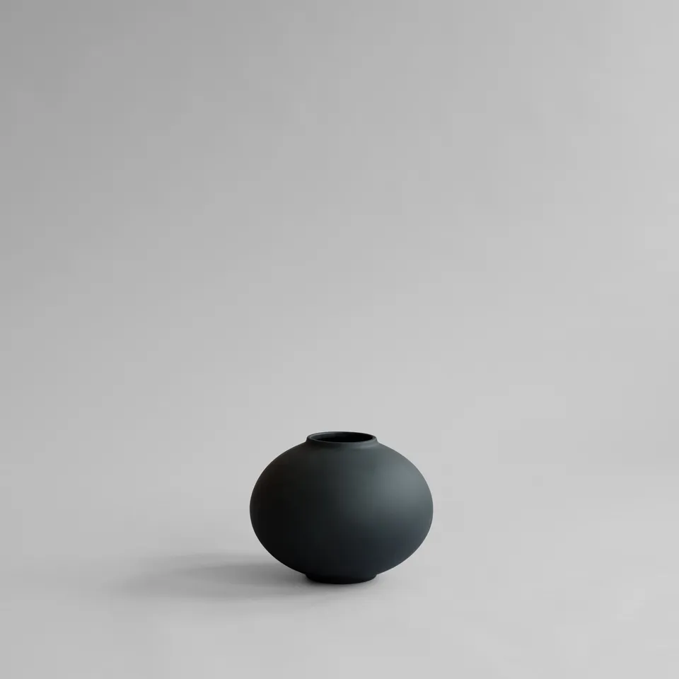 101-copenhagen-sunao-vase-fat-mini-blumenvase-schwarz-matt image 1