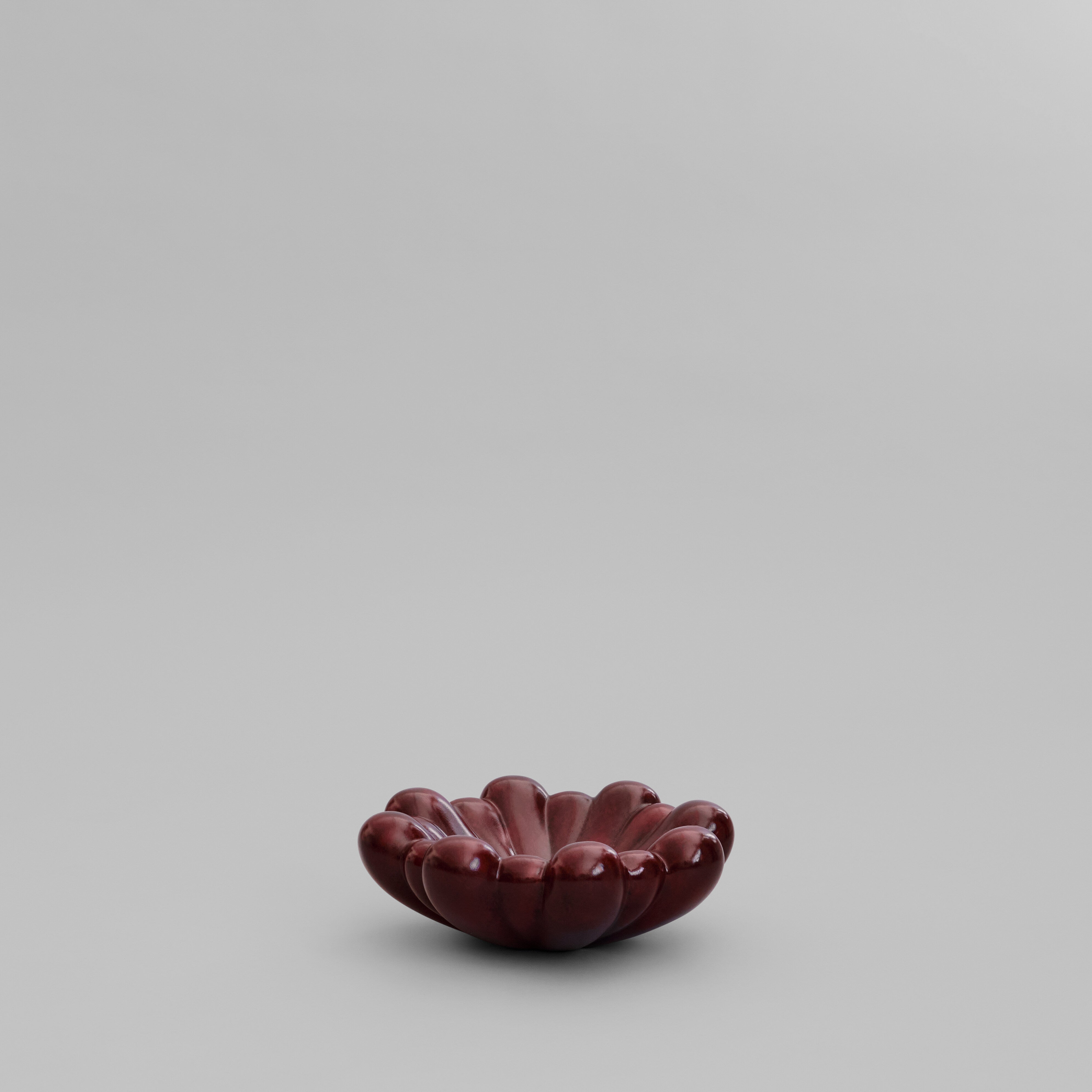 101-copenhagen-bloom-tablett-medio-maroon-keramik-deko image 1