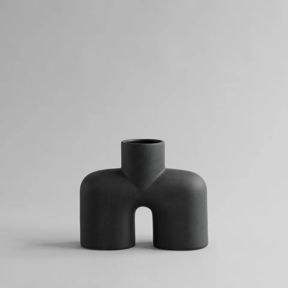 101-copenhagen-cobra-vase-uno-medio-deko-vase-coffee-25-cm image 1