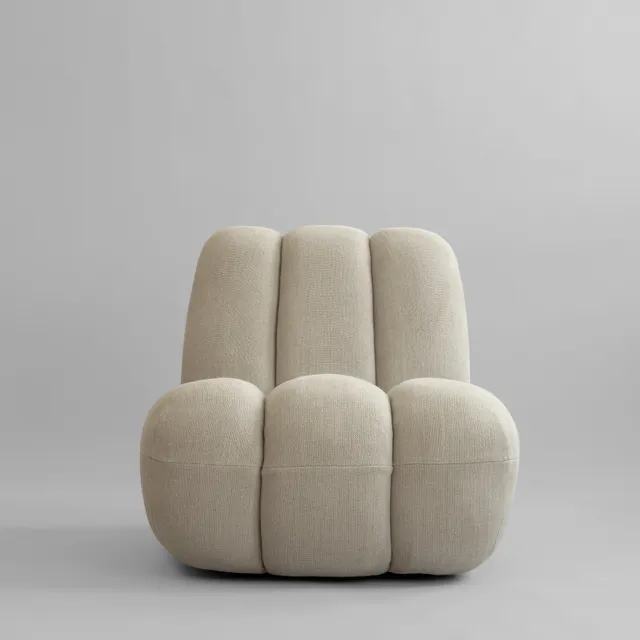 101-copenhagen-toe-loungesessel-leinen-sand-70er-design image 1
