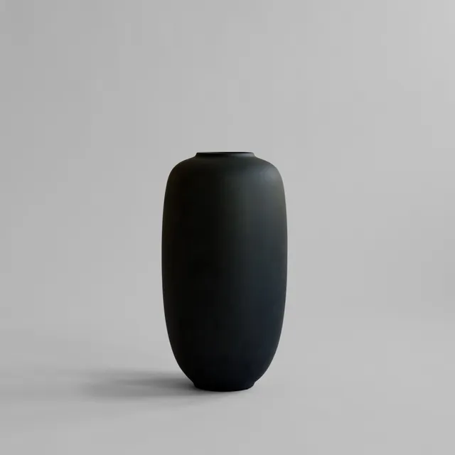 101-copenhagen-sunao-slim-big-bodenvase-schwarz-keramik image 1