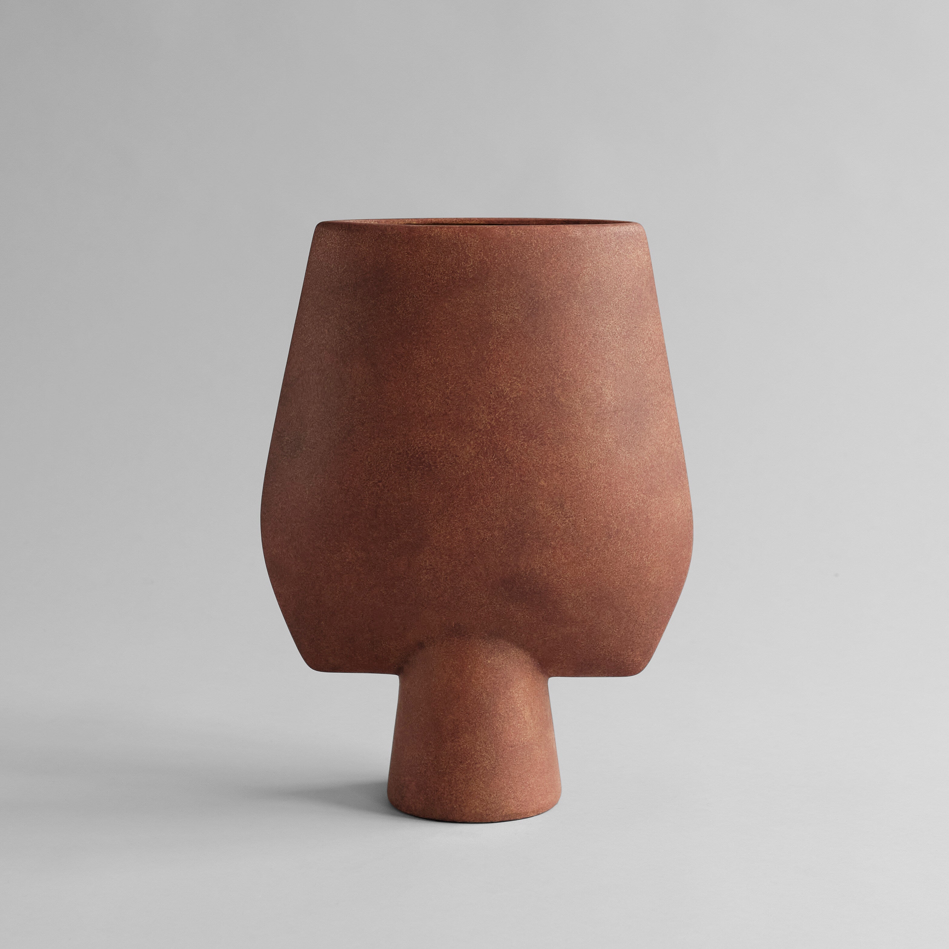 101-copenhagen-sphere-vase-square-big-terracotta-keramik image 1