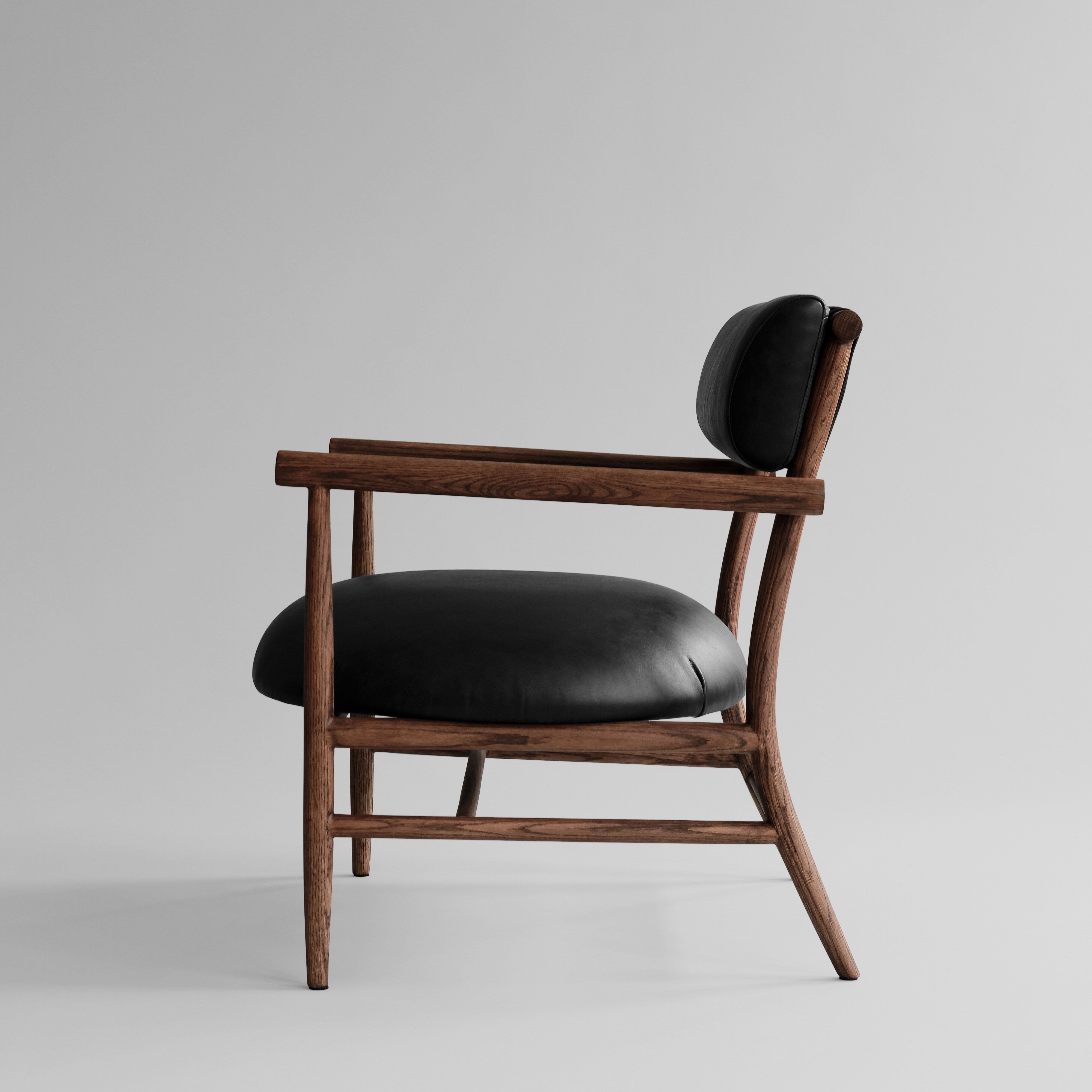 101-copenhagen-nama-lounge-chair-eiche-leder-schwarz-braun image 6