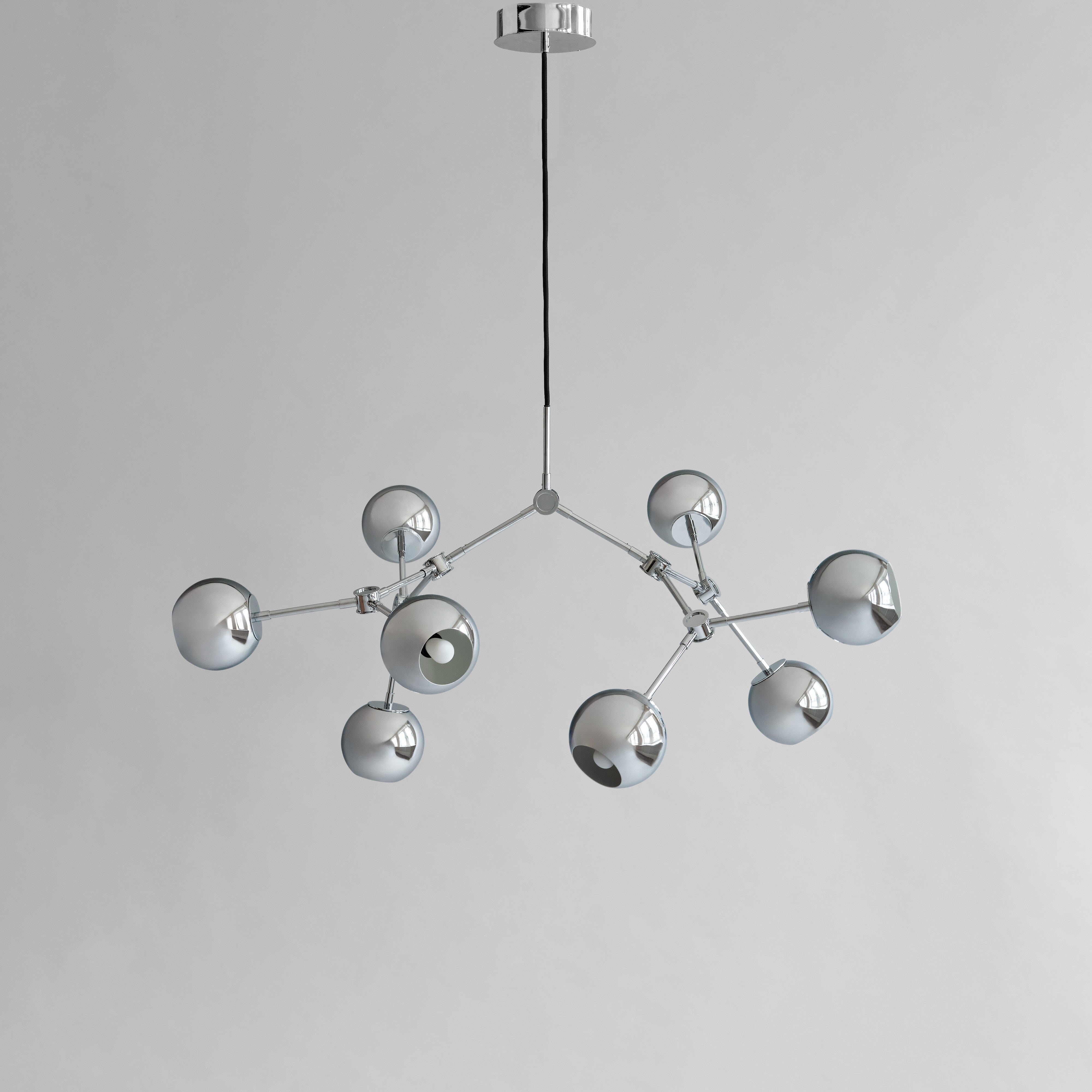 101-copenhagen-drop-kronleuchter-globe-mini-chrom-5m image 1
