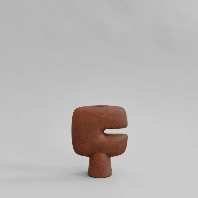 101-copenhagen-tribal-vase-mini-terrakotta image 1
