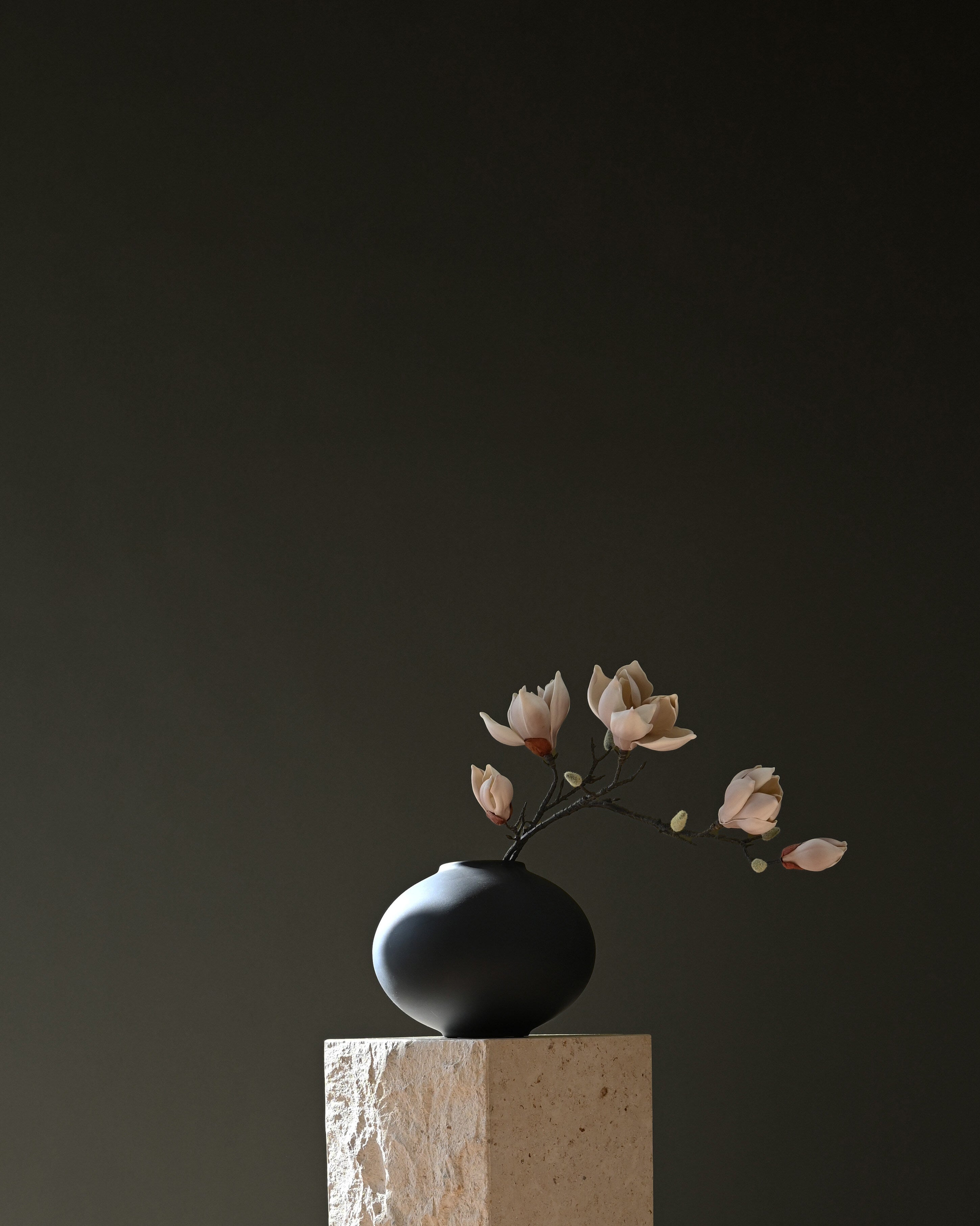 101-copenhagen-sunao-vase-fat-mini-blumenvase-schwarz-matt image 2
