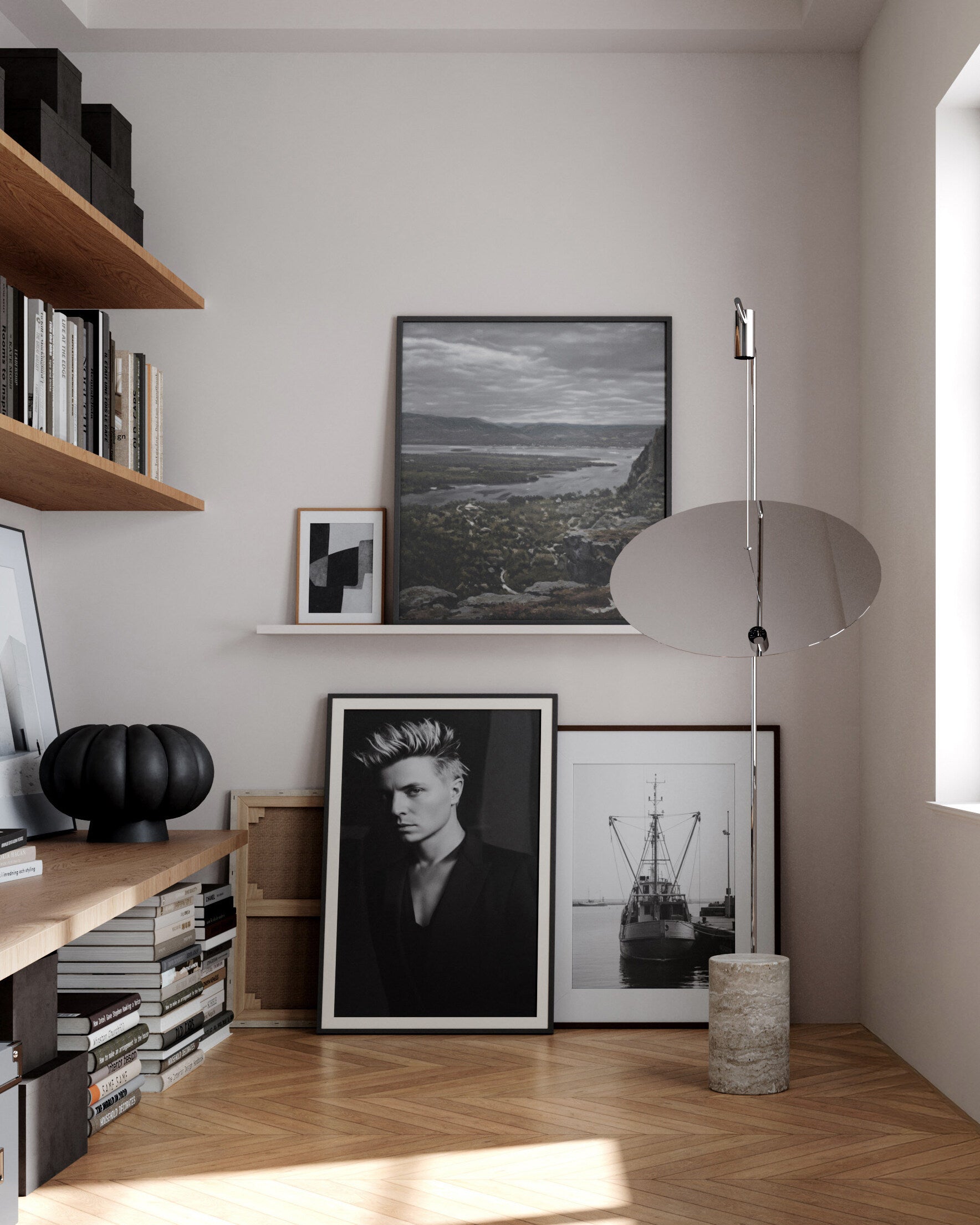 101-copenhagen-kabin-lamella-vase-coffee-keramik image 4
