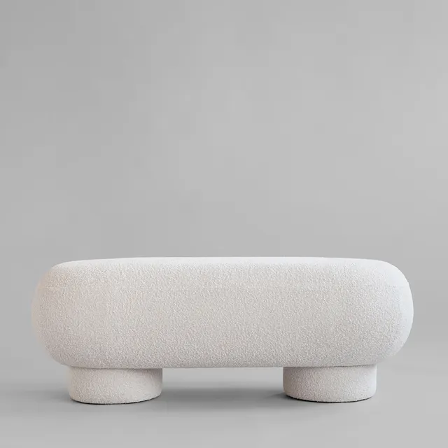 101-copenhagen-big-foot-bench-off-white-boucl-bank image 1