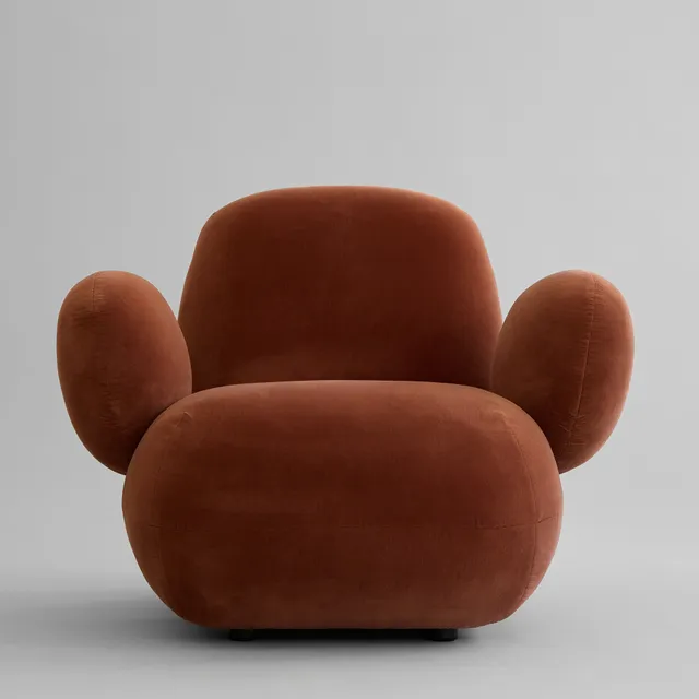 101-copenhagen-toe-armchair-flat-sessel-rust-samt image 1