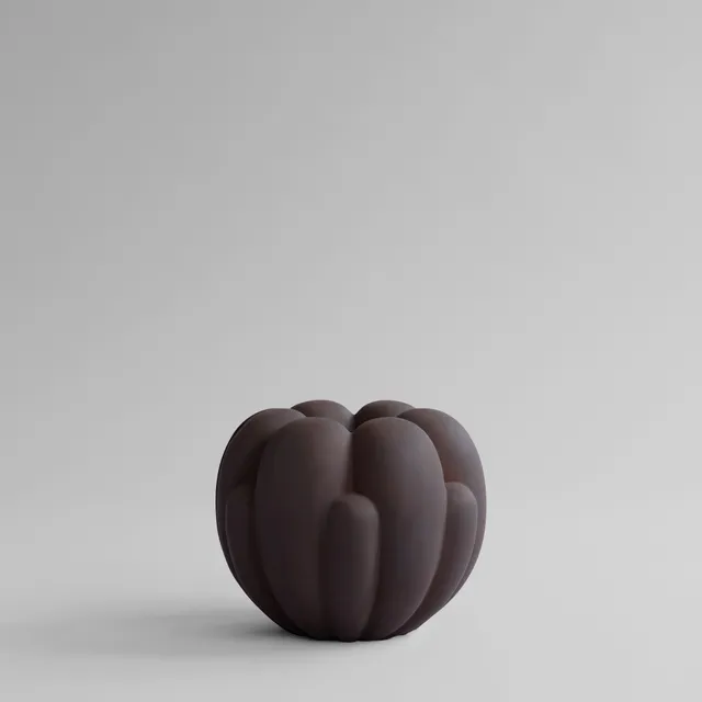 101-copenhagen-bloom-mini-vase-chocolate-brown-keramik image 1