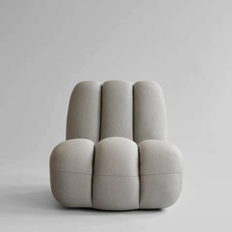 101-copenhagen-toe-chair-loungesessel-taupe-stoff image 1