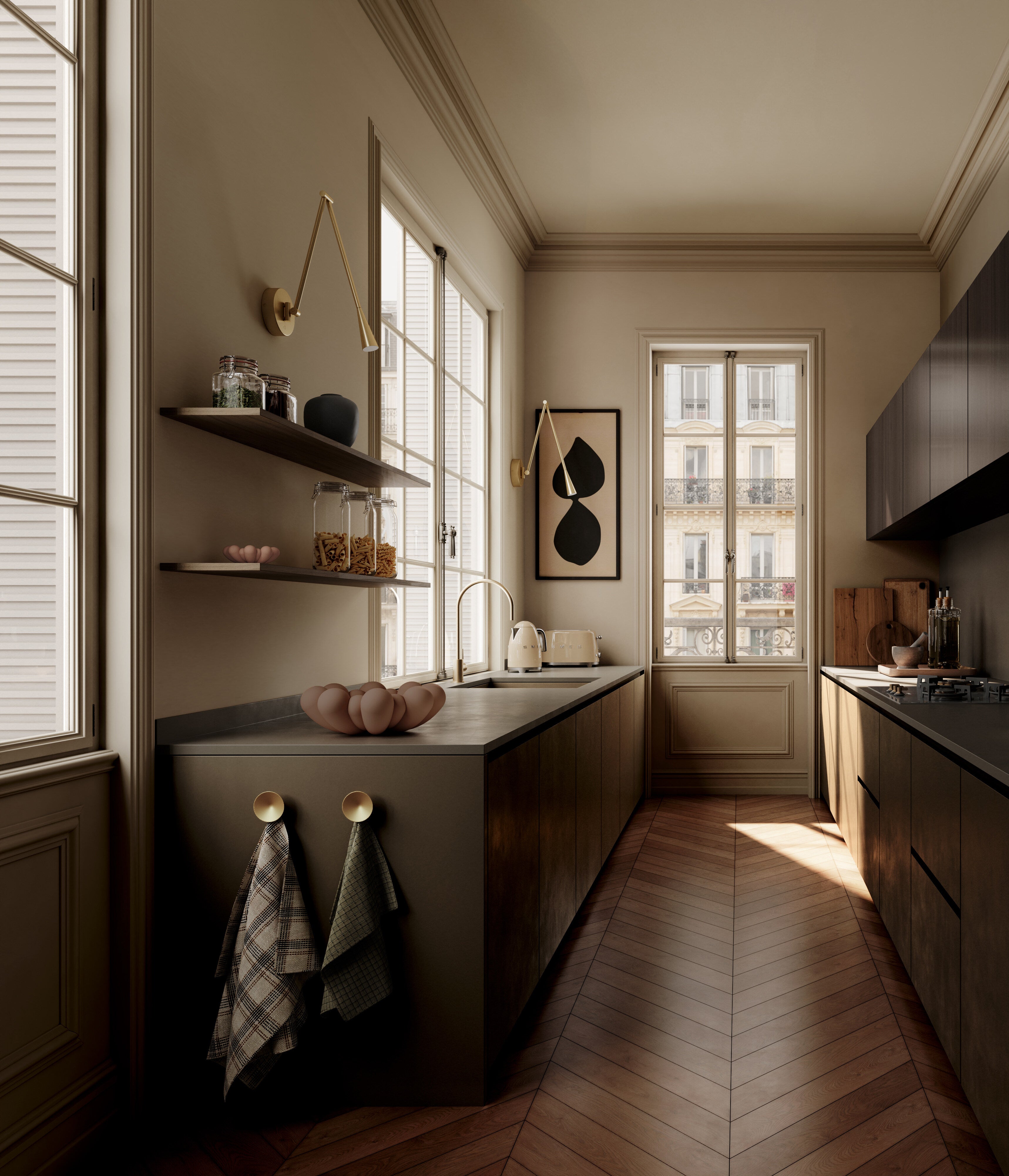 101-copenhagen-bloom-tray-medio-deko-tablett-almond-beige image 3