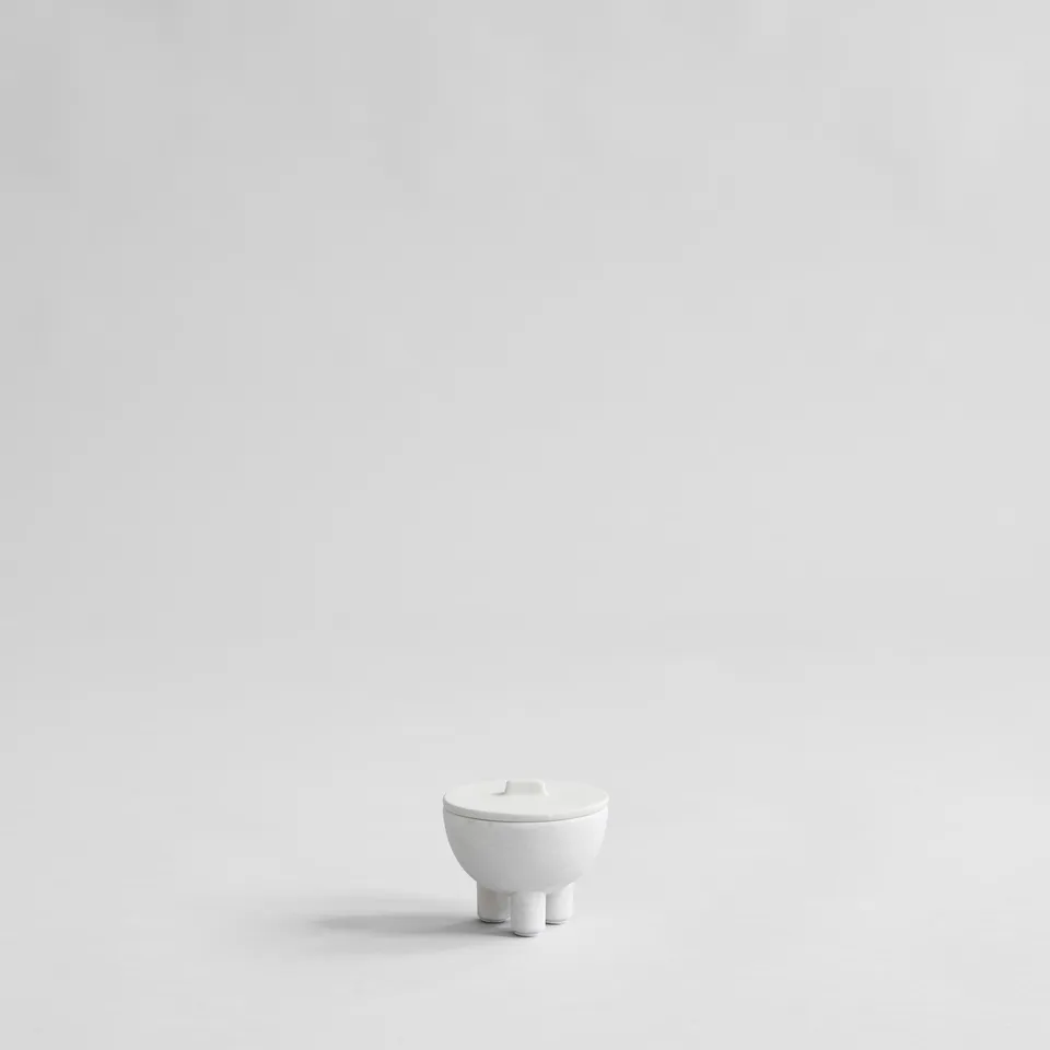 101-copenhagen-duck-jar-mini-dose-bone-white-keramik image 1