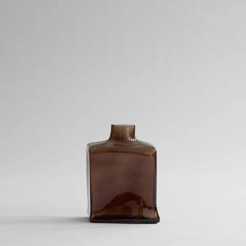 101-copenhagen-shin-vase-medio-smoked-forest-glasvase-gr-n image 1