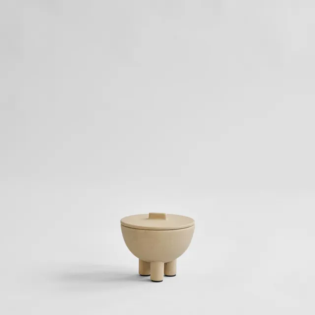 101-copenhagen-duck-dose-medio-sand-keramik-mit-deckel image 1