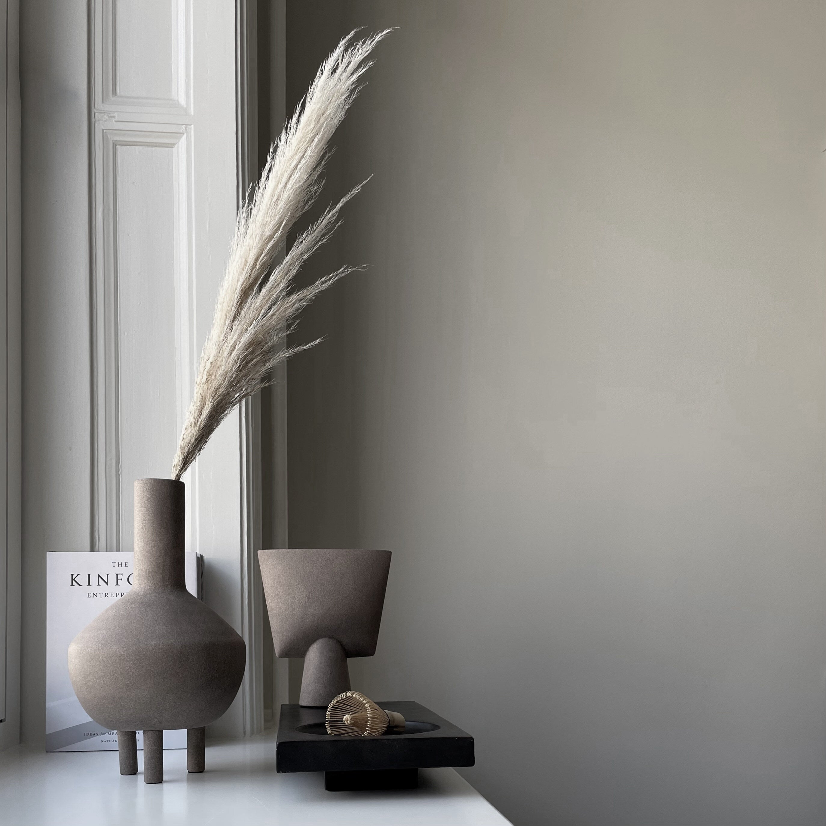 101-copenhagen-duck-vase-fat-taupe-keramik image 2