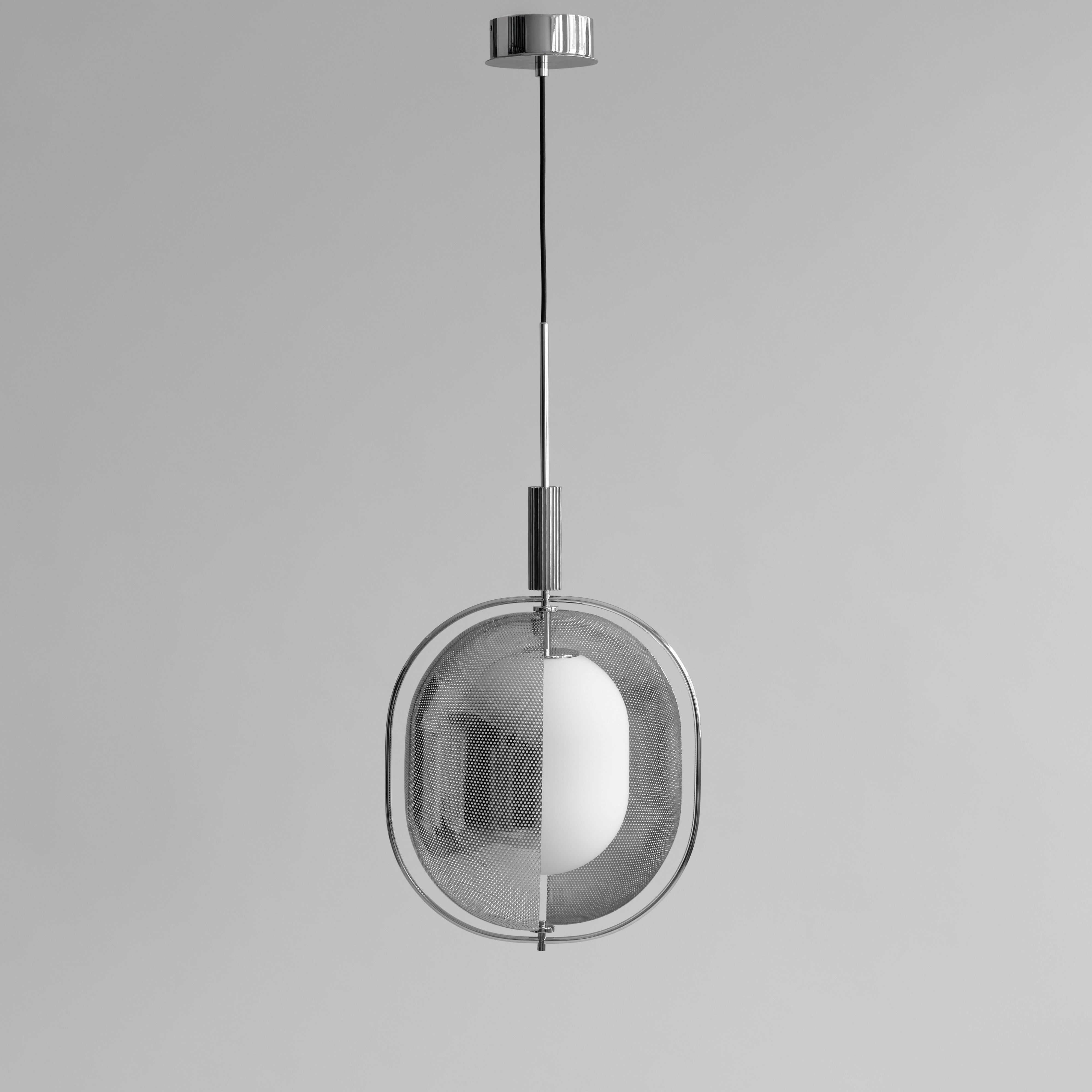 101-copenhagen-pearl-pendelleuchte-chrom-opalglas image 3